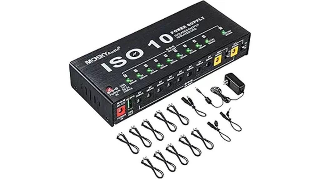 ten isolated dc outputs