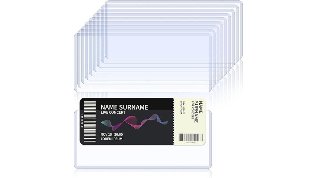 ticket stub collectors package