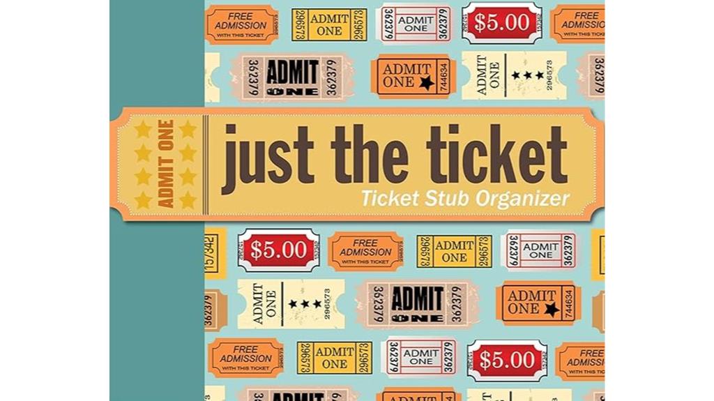 ticket stub organization tool