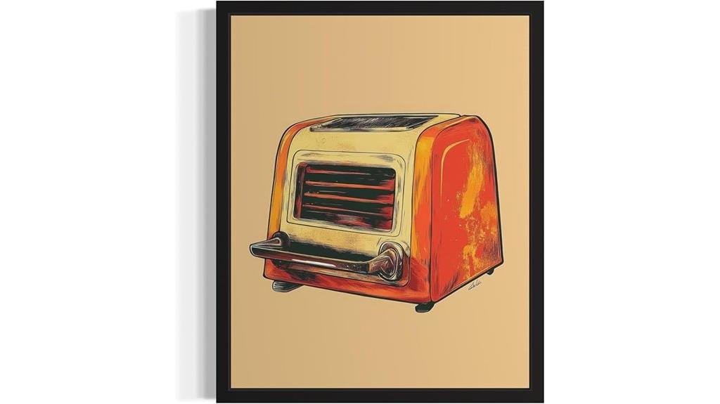 toaster pop art poster