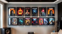 top band poster frame options