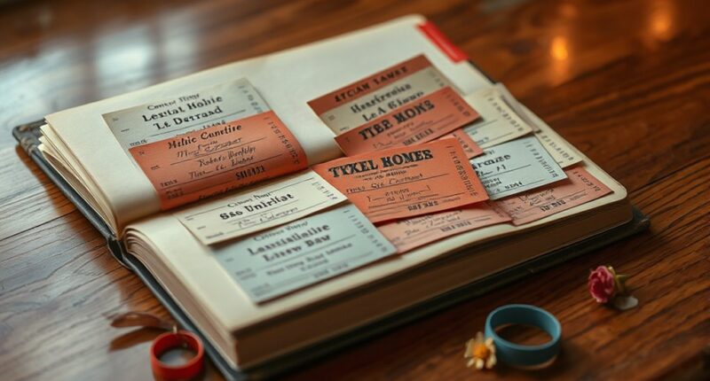 top concert ticket collector albums