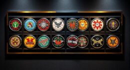 top drum display frames