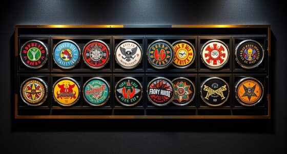 top drum display frames