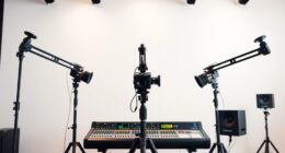 top heavy duty broadcast boom arms