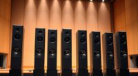 top line array speakers