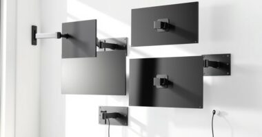 top monitor wall mounts