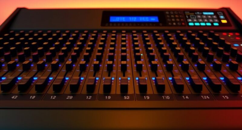 top motorized fader consoles