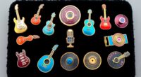 top musical enamel pin sets
