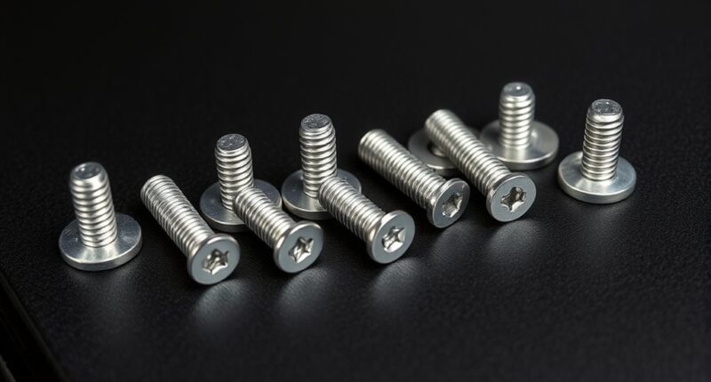 top rack screw options