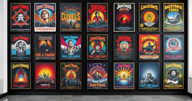 top tour poster replica collections