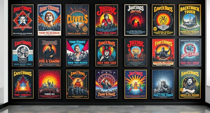top tour poster replica collections