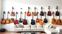top wall guitar racks