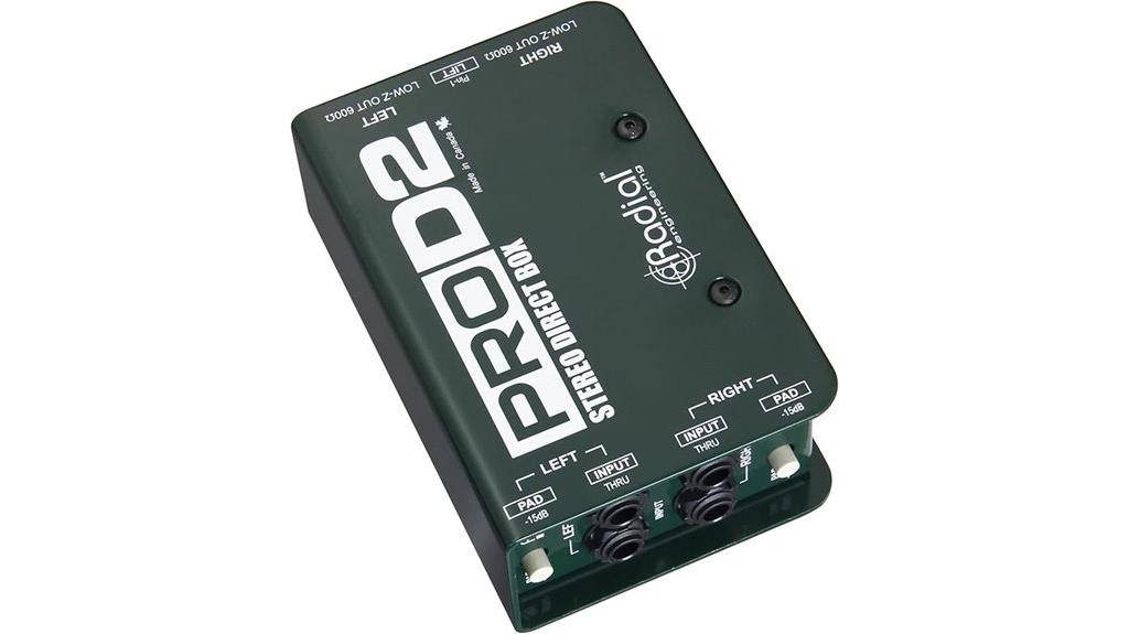 two channel passive direct box