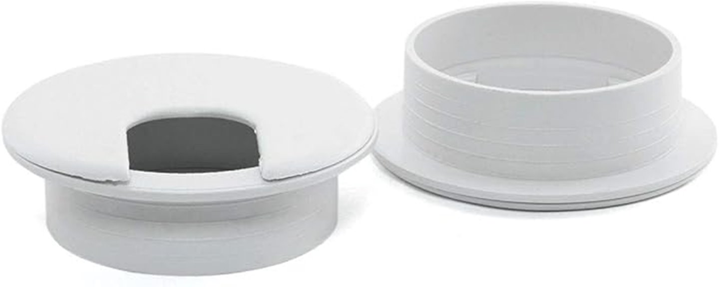 two inch desk grommet set