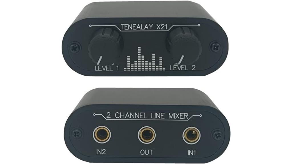 two way audio mixer