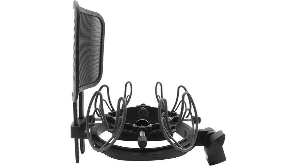 universal shock mount with filter