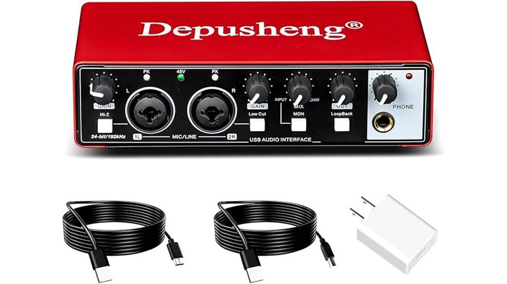 usb music recording interface