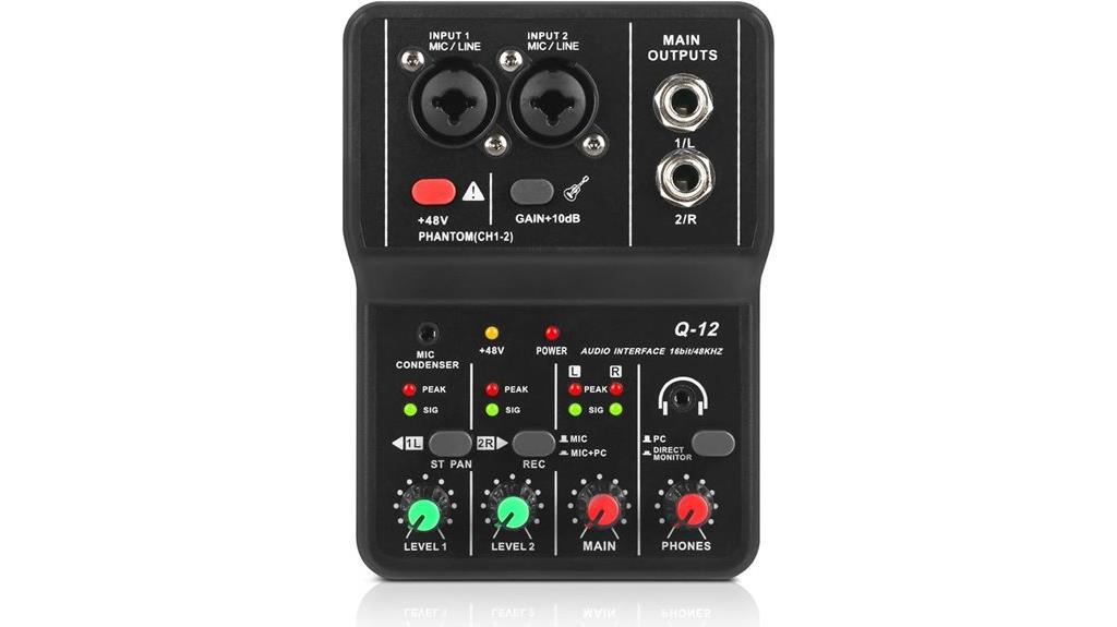 usb recording studio interface