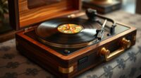 vintage style portable record players