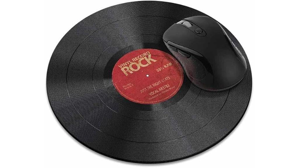 vintage vinyl record mousepad