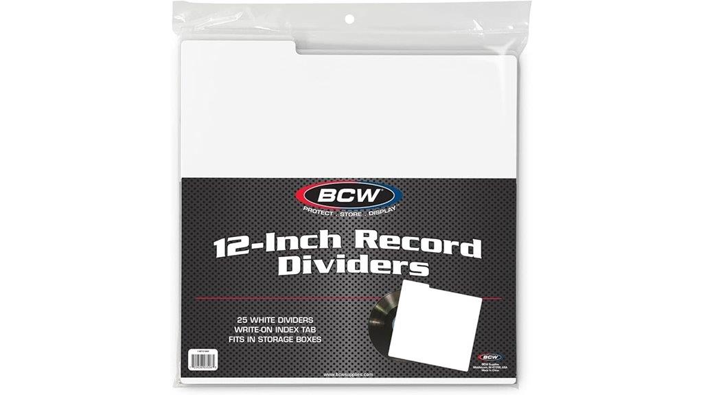 vinyl record divider pack