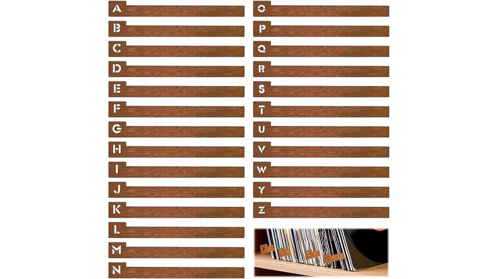 vinyl record divider set