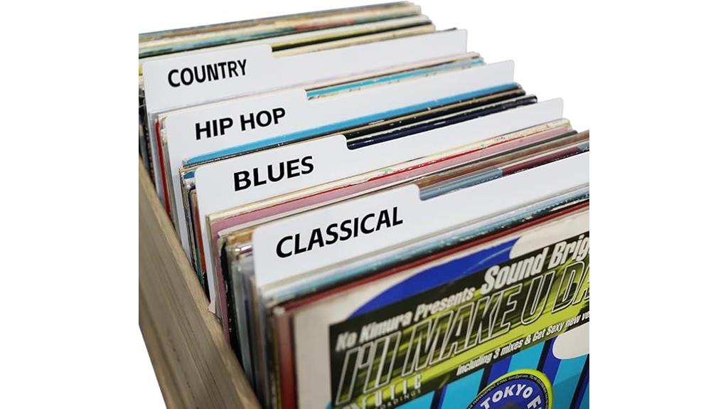 vinyl record divider set