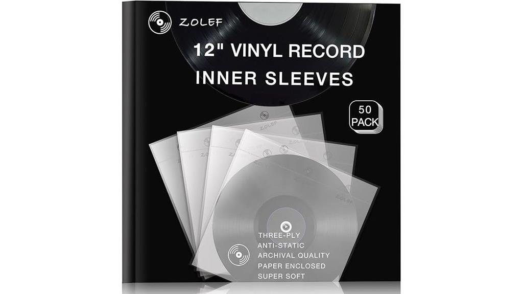 vinyl record sleeves pack