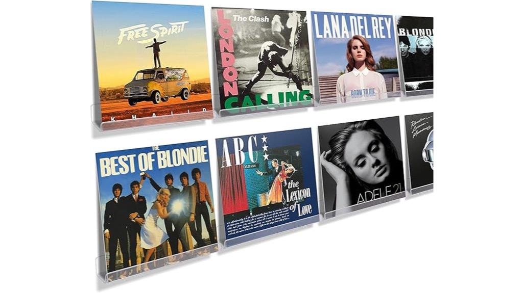 vinyl record wall shelves