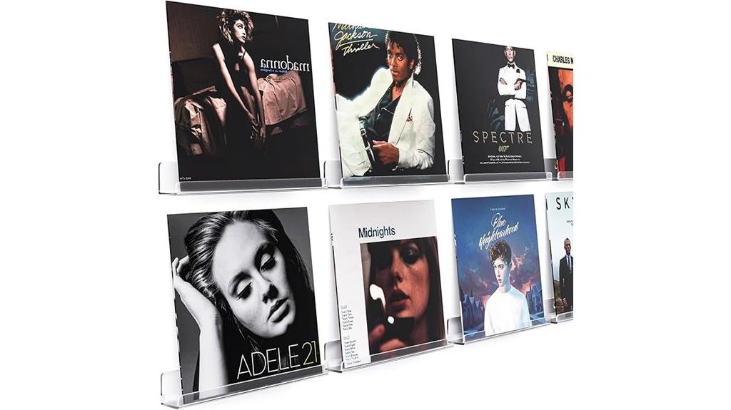 vinyl record wall shelves