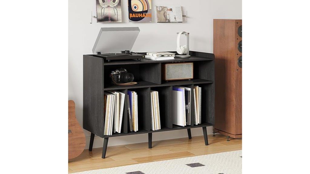 vinyl storage cube stand