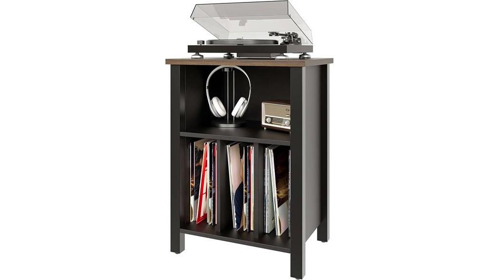 vinyl storage record stand