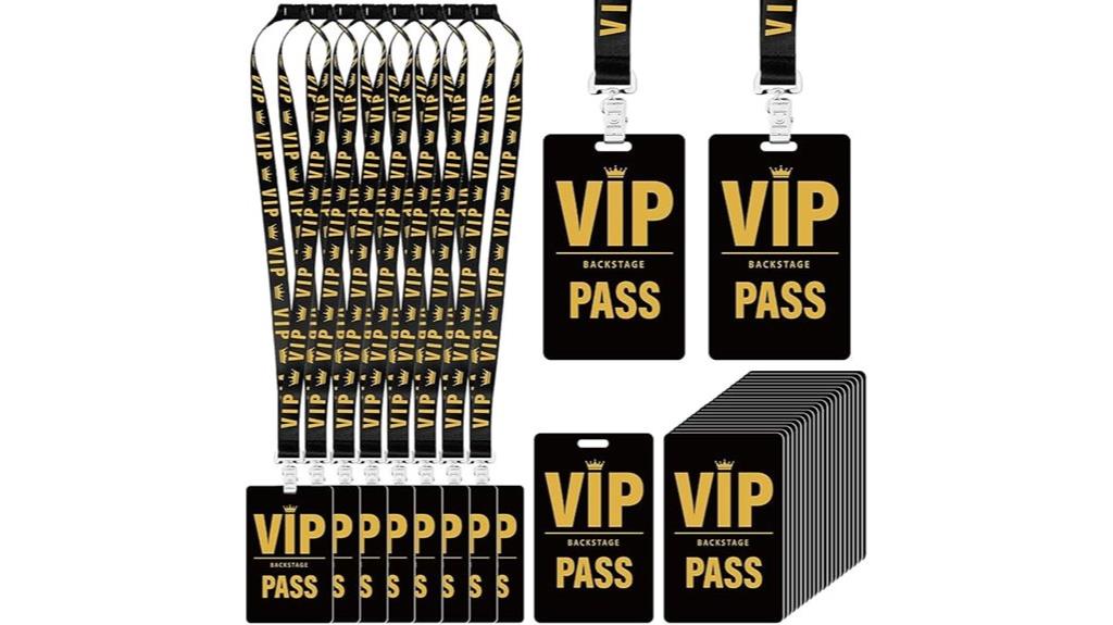 vip badge lanyard sets