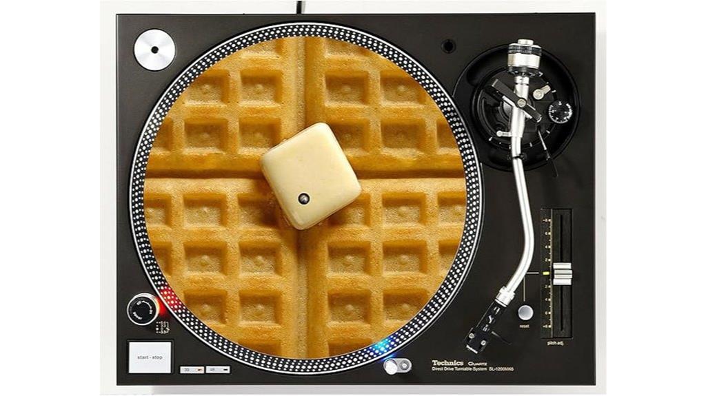 waffle syrup vinyl mat