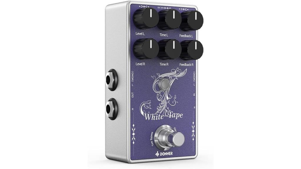 white stereo tape delay