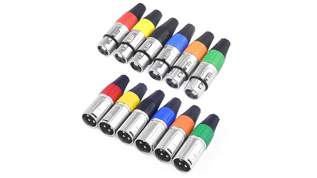 xlr audio microphone connectors