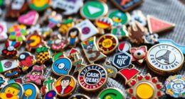 collectible trading pins and badges