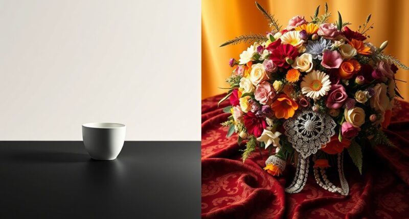 contrasting artistic styles extremes