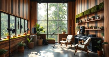 eco friendly studio setup