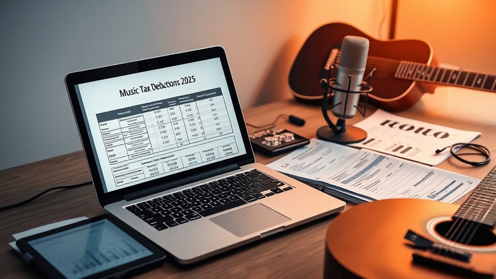 music industry tax deductions
