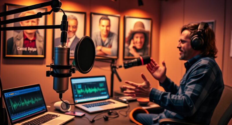 podcast guest and host