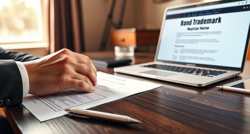 registering band name trademark