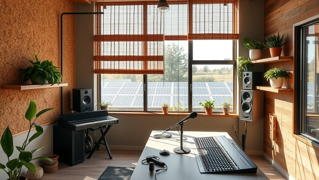 sustainable studio building practices