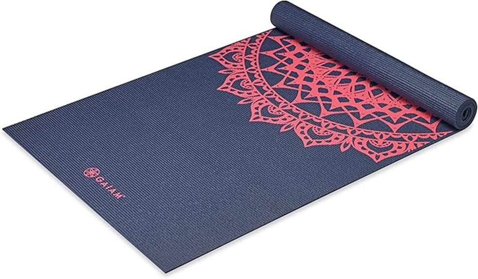 gaiam printed yoga mat