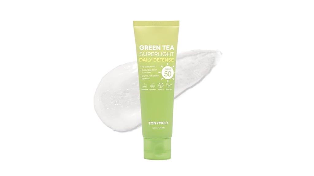 green tea sunscreen with niacinamide