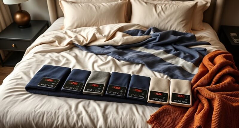 top king size electric blankets