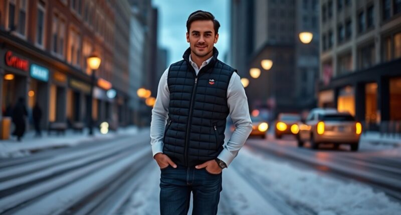 top men s heated vests