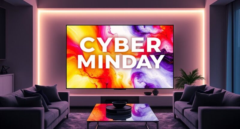 top oled tv cyber monday deals