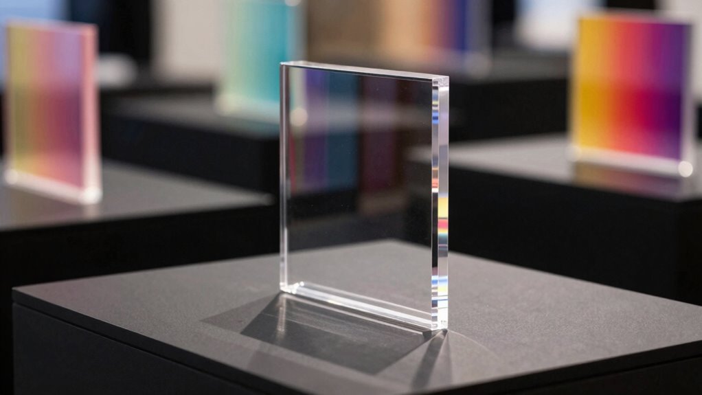 acrylic risers enhance visual appeal